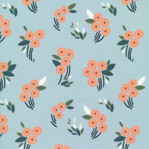 Bio Baumwolle - Buck's Oak Blue - Stockbridge - Cloud9 Fabrics